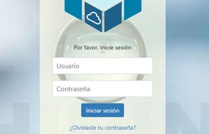 Pantalla de login de Shining CMS